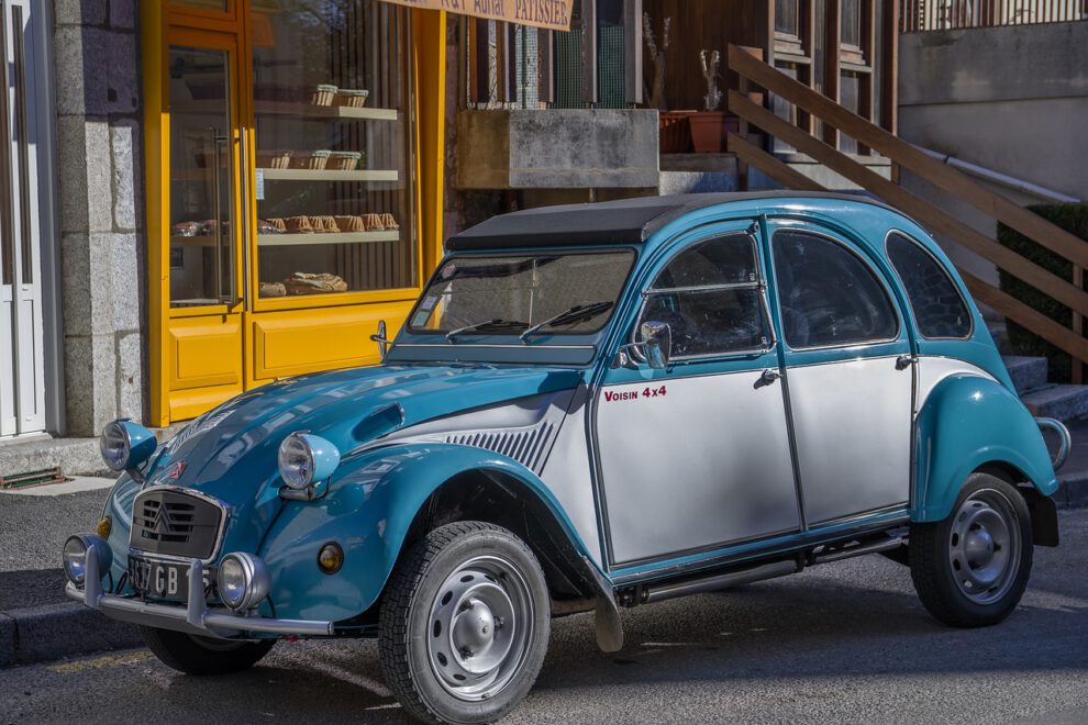 citreon-2cv Citreon 2cv in blau